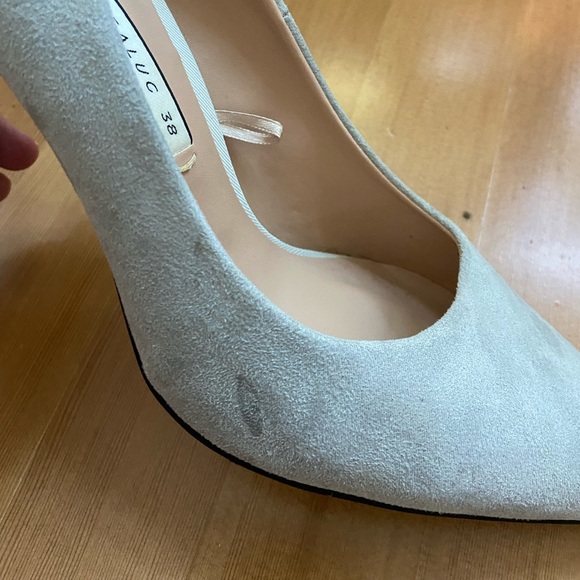 Zara faux suede high heels sz 8 - Picture 6 of 6